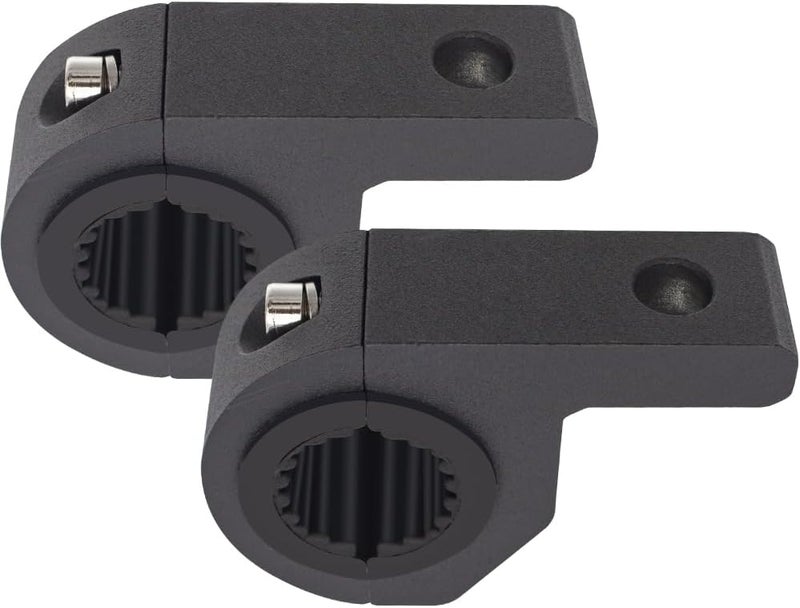 Szplonly Motorcycle Aluminum Mounting Bracket Kit Tube Clamp 2Pcs 0.75" 1" 1.25" Bullbar Roof Rack Roll Cage Horizontal Bar Clamp Mounting Kit fit for Trucks Car ATV Motorcycle Truck - Image 1